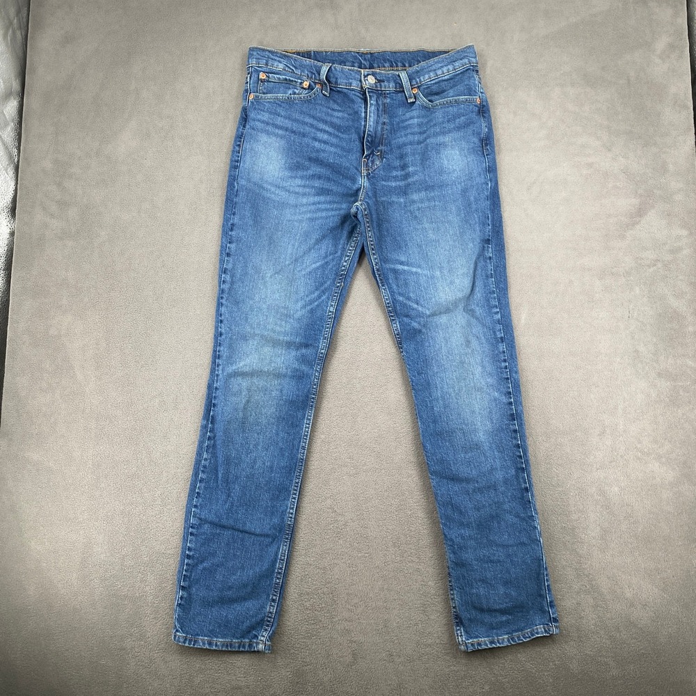 Levis 511 Slim Fit Jeans Mens 33x32 Medium Wash Blue Denim WaterLess 8206